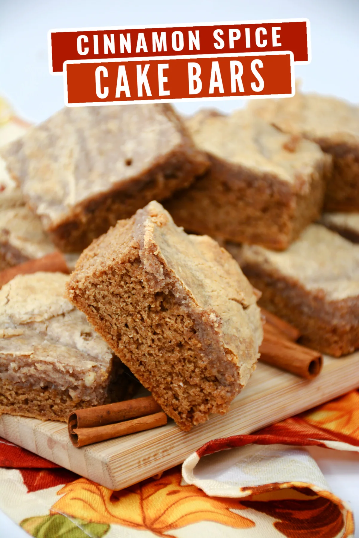 This delicious cake mix hack for cinnamon spice cake bars is so quick and easy, they are sure to be your new favourite fall dessert.