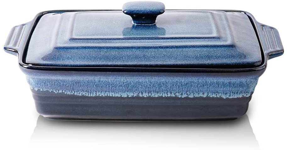 9x13” casserole dish with lid