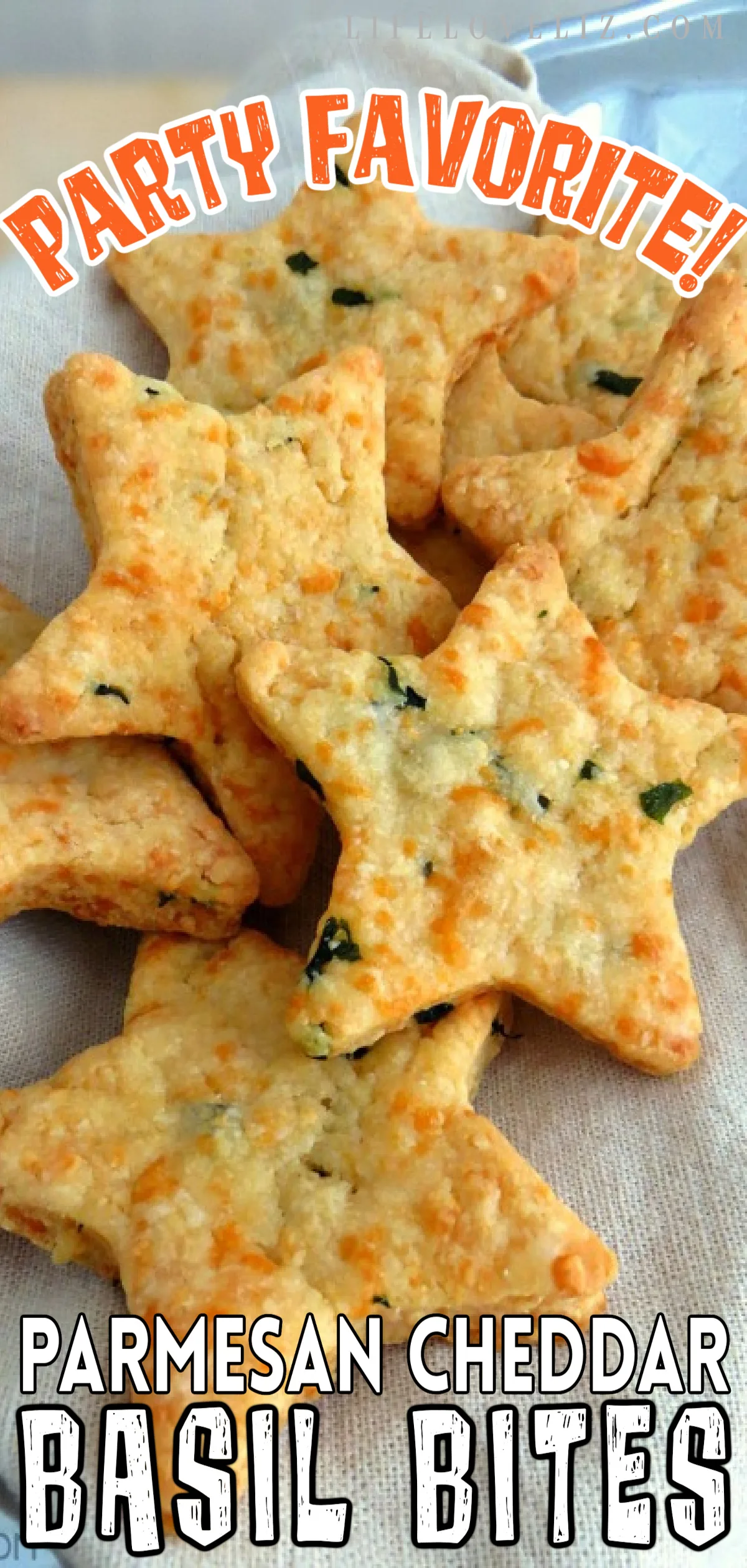 Parmesan Cheddar Basil Bites are a delicious appetizer perfect for any event or party! They are crisp outside but soft and tender inside.
