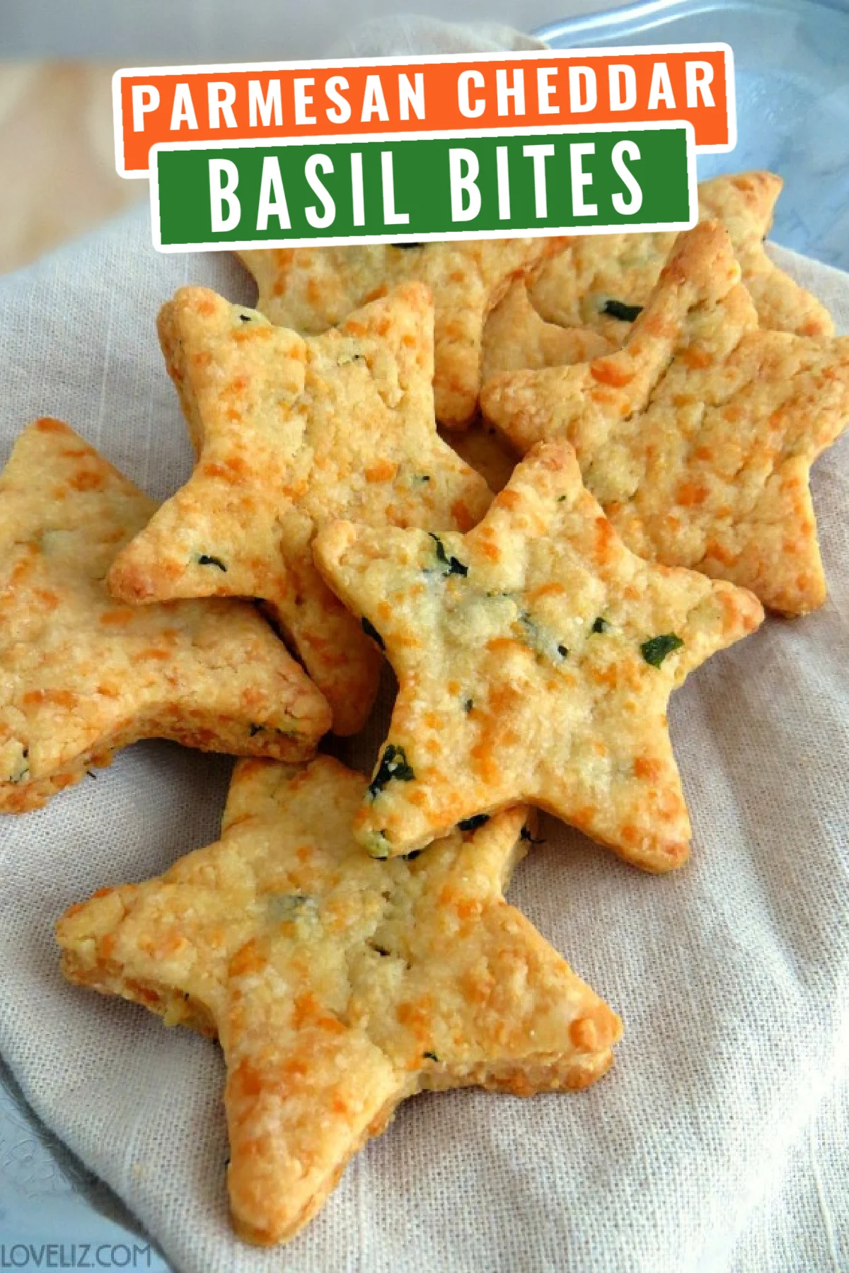 Parmesan Cheddar Basil Bites are a delicious appetizer perfect for any event or party! They are crisp outside but soft and tender inside.
