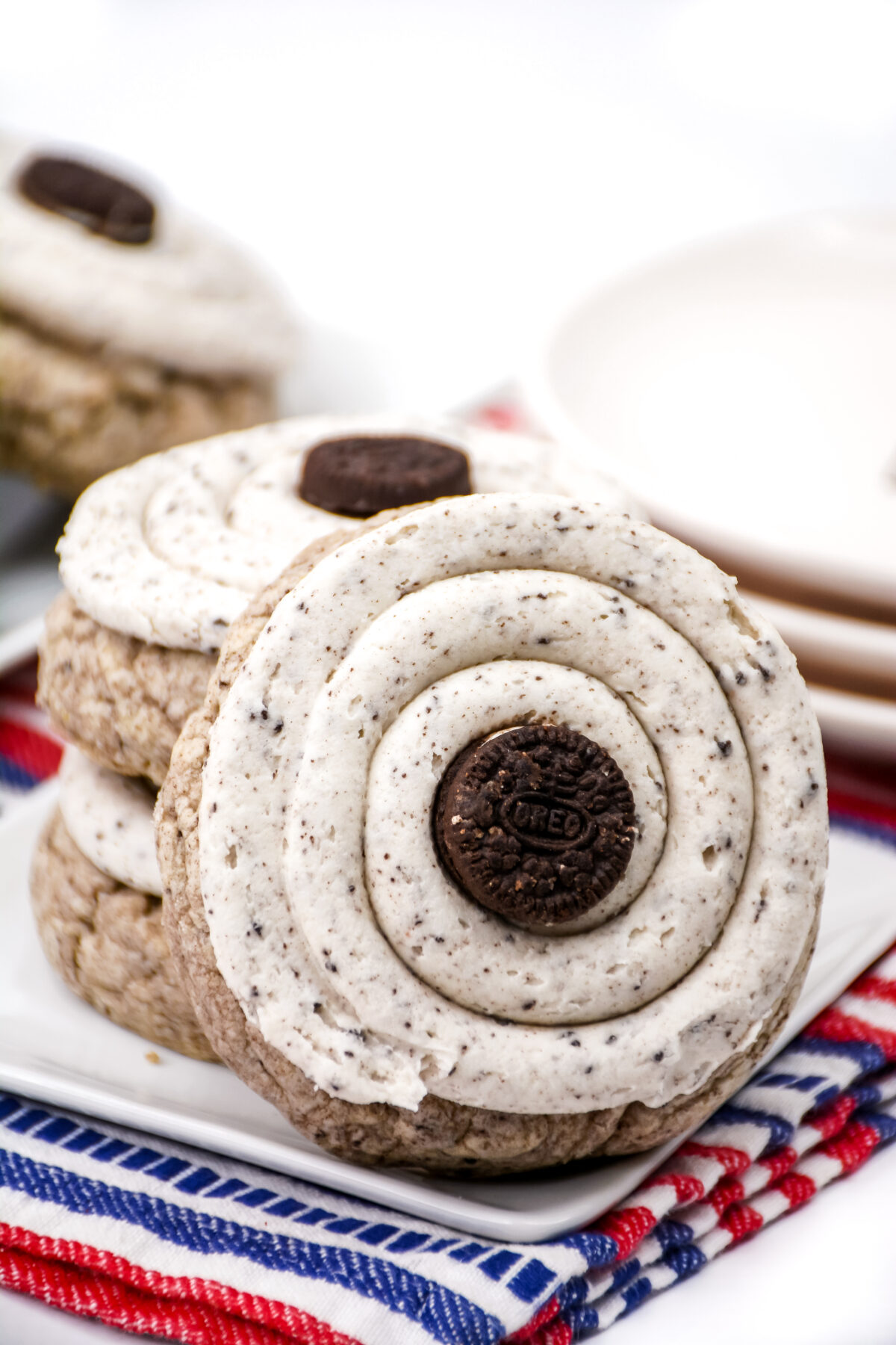 Love the soft and chewy Crumbl Cookies and Cream Milkshake cookies? Here's how to make them at home with our copycat recipe!