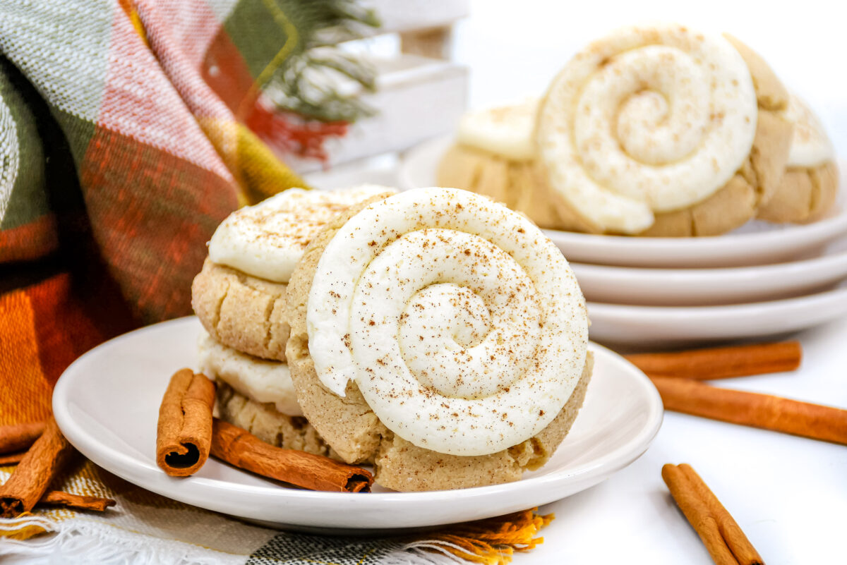 Learn how to make Crumbl Churro Cookies with our easy copycat recipe! These addictive cinnamon sugar cookies are tender with crisp edges.