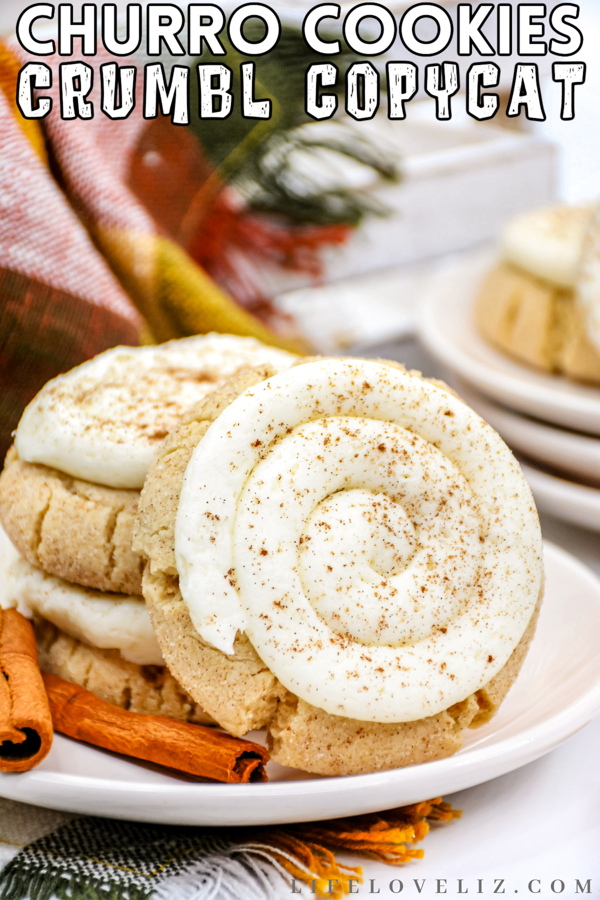 Learn how to make Crumbl Churro Cookies with our easy copycat recipe! These addictive cinnamon sugar cookies are tender with crisp edges.