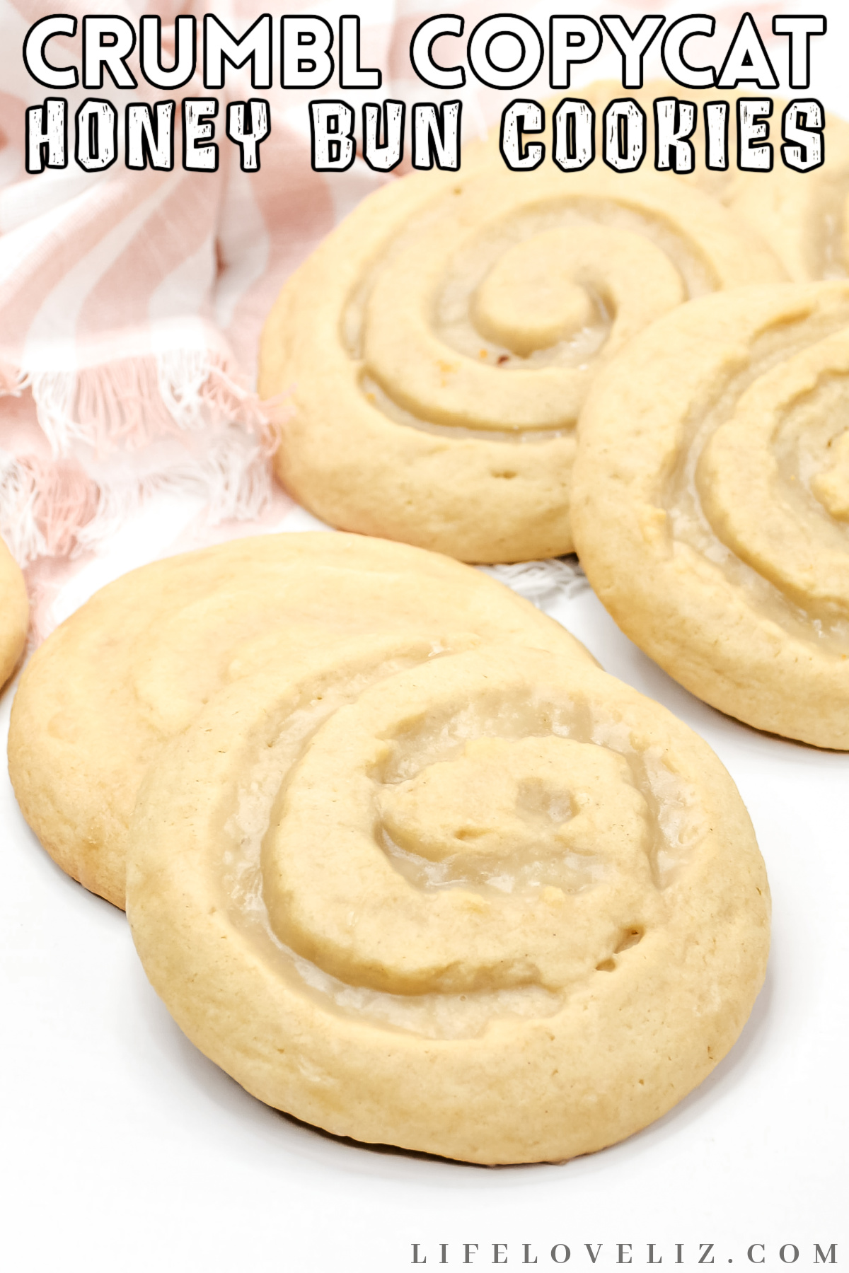 Love the Honey Bun Cookies from Crumbl? This copycat recipe is just as delicious, and so easy to make with simple pantry ingredients!