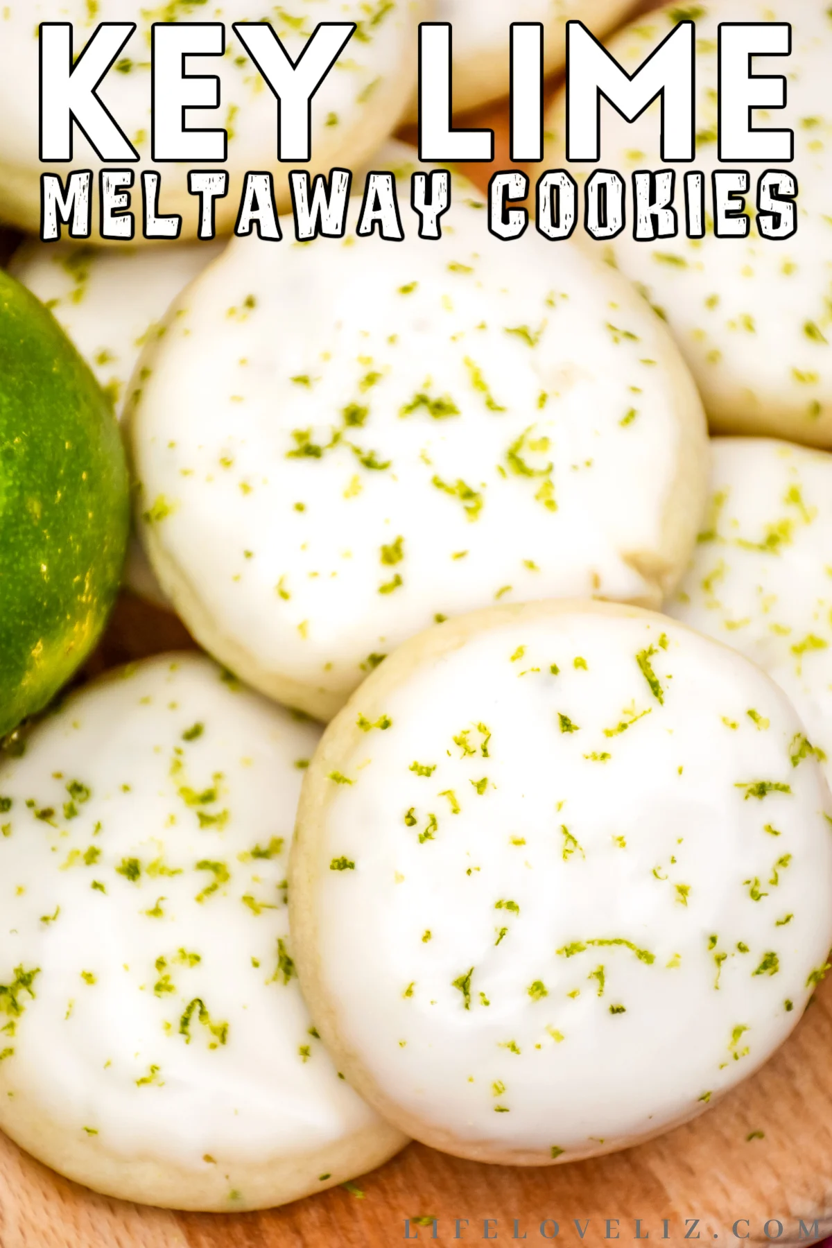 Soft, buttery cookies loaded with key lime flavor - perfect for summer! These key lime meltaway cookies are easy to make and so delicious.