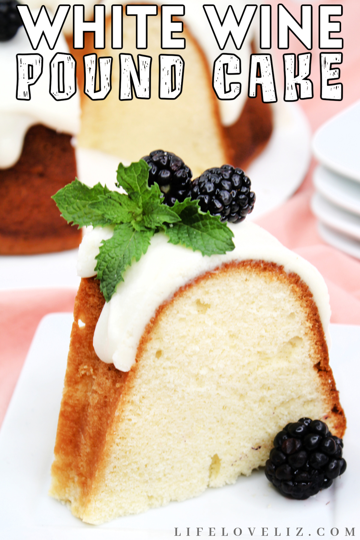 This white wine pound cake recipe is moist, fluffy, and perfectly sweet; it's a delicious dessert that everyone will love.