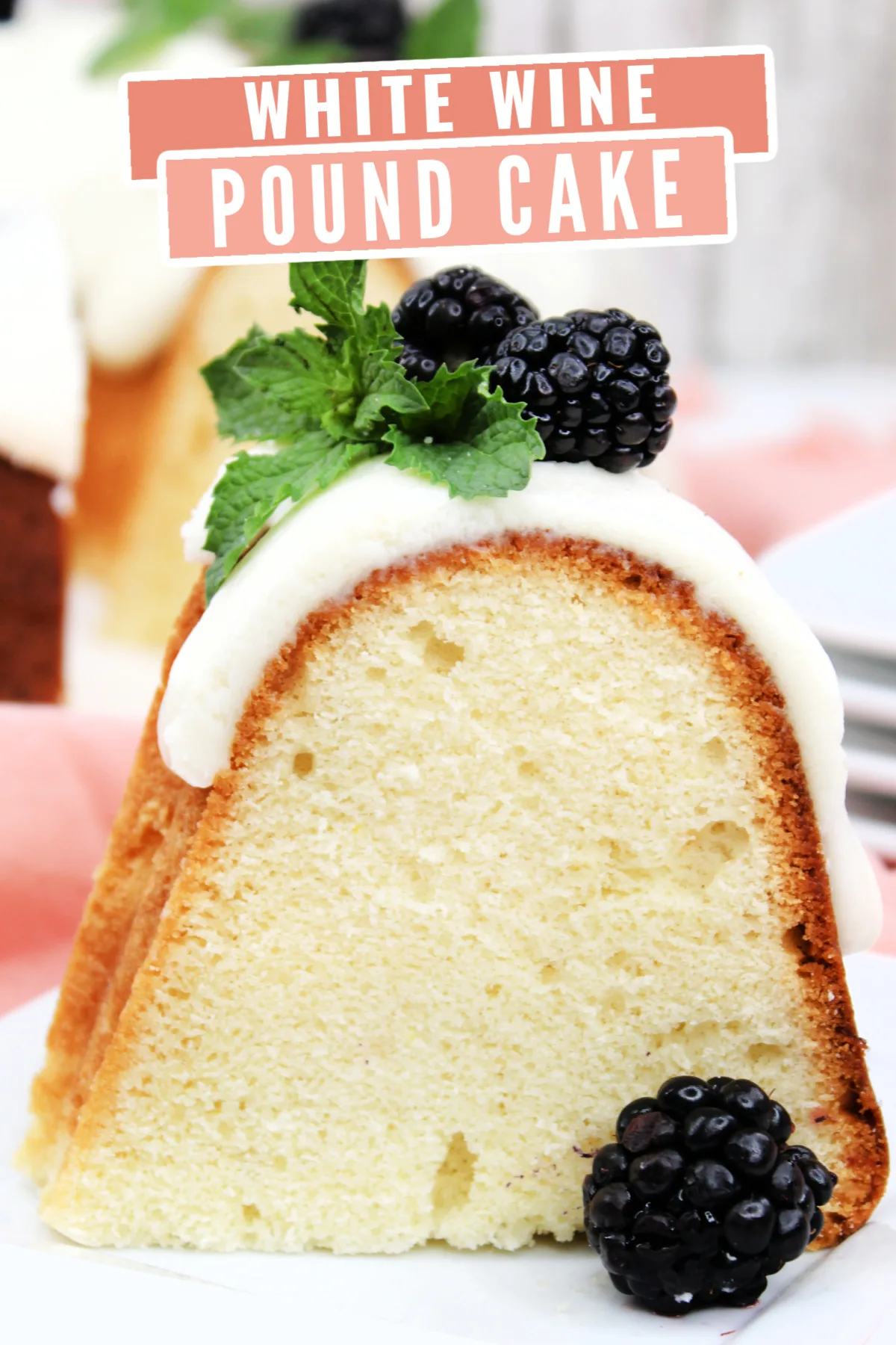 This white wine pound cake recipe is moist, fluffy, and perfectly sweet; it's a delicious dessert that everyone will love.