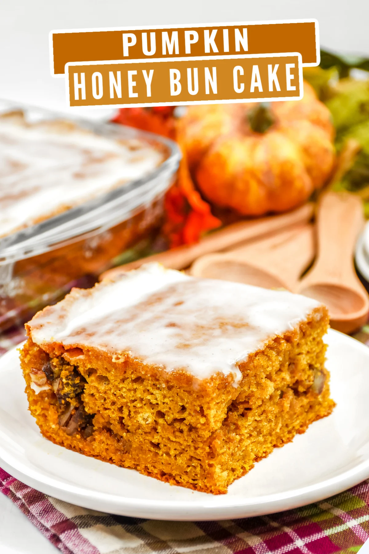 This pumpkin honey bun cake recipe is not only sweet and delicious, but also super moist. It may be hard to share this delicious fall treat!