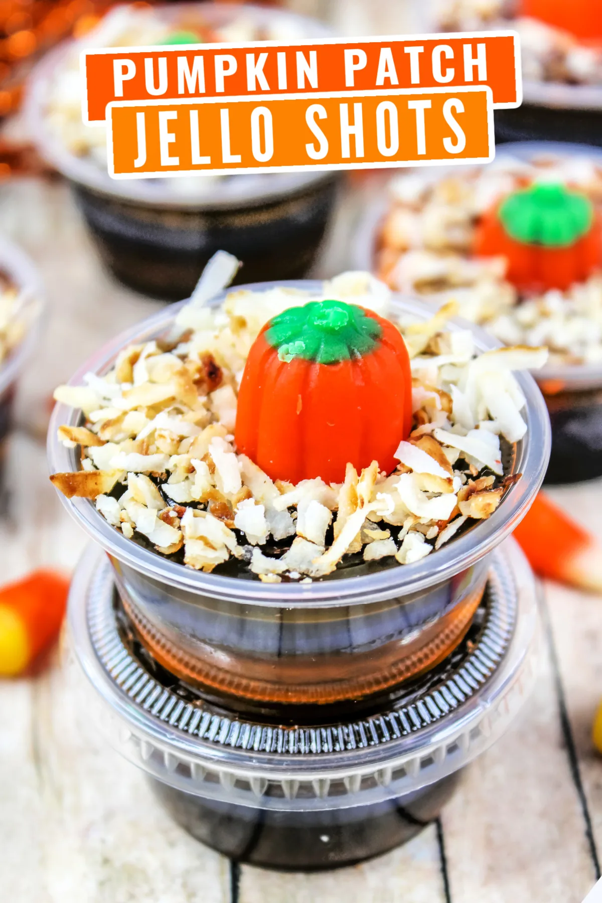 This pumpkin patch jello shot recipe is a fun and festive way to bring the spirit of fall into your home. Perfect for any Halloween party!