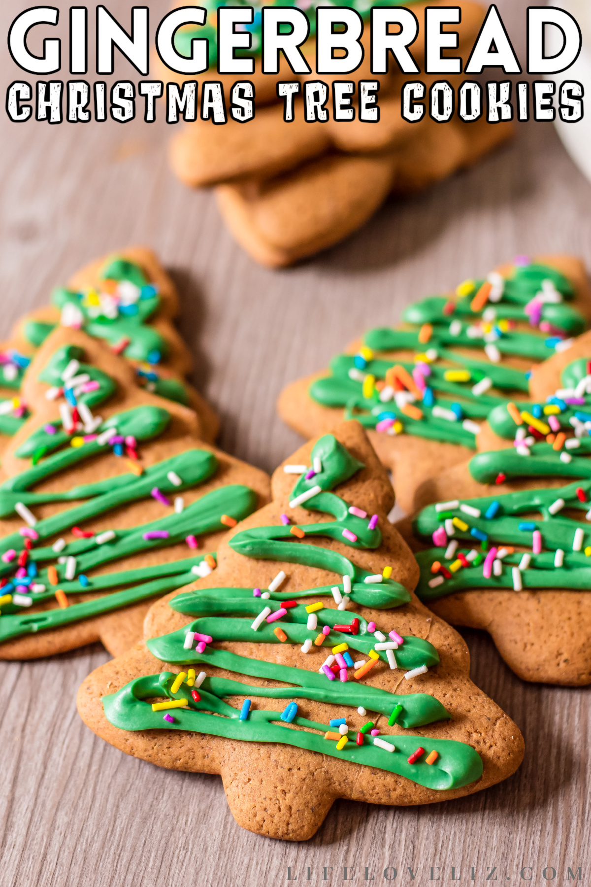 This gingerbread Christmas tree cookies recipe is perfect for the holidays! They're festive, delicious, and easy to make.