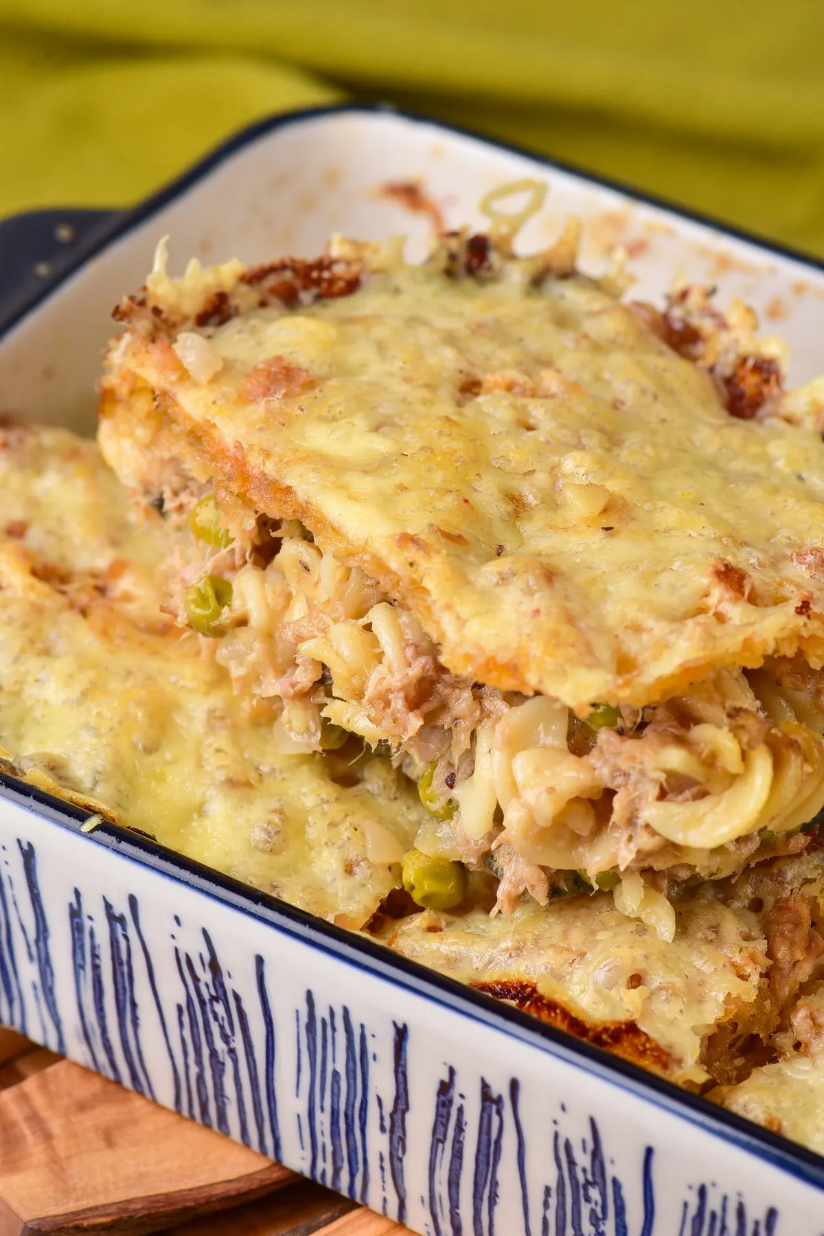 This recipe for Old Fashioned Tuna Casserole is nostalgic and delicious. It's perfect for a family dinner or potluck!