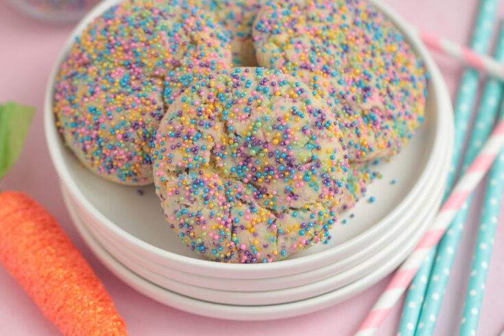 Easter Sugar Sprinkle Cookies
