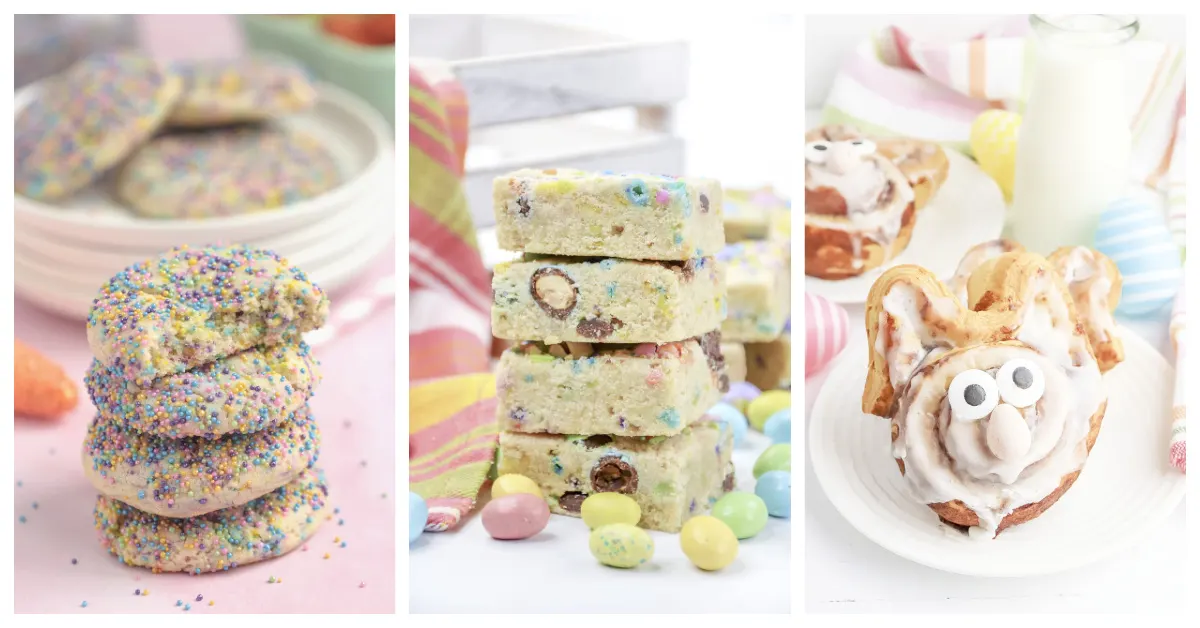 Featured Easter recipe photos.