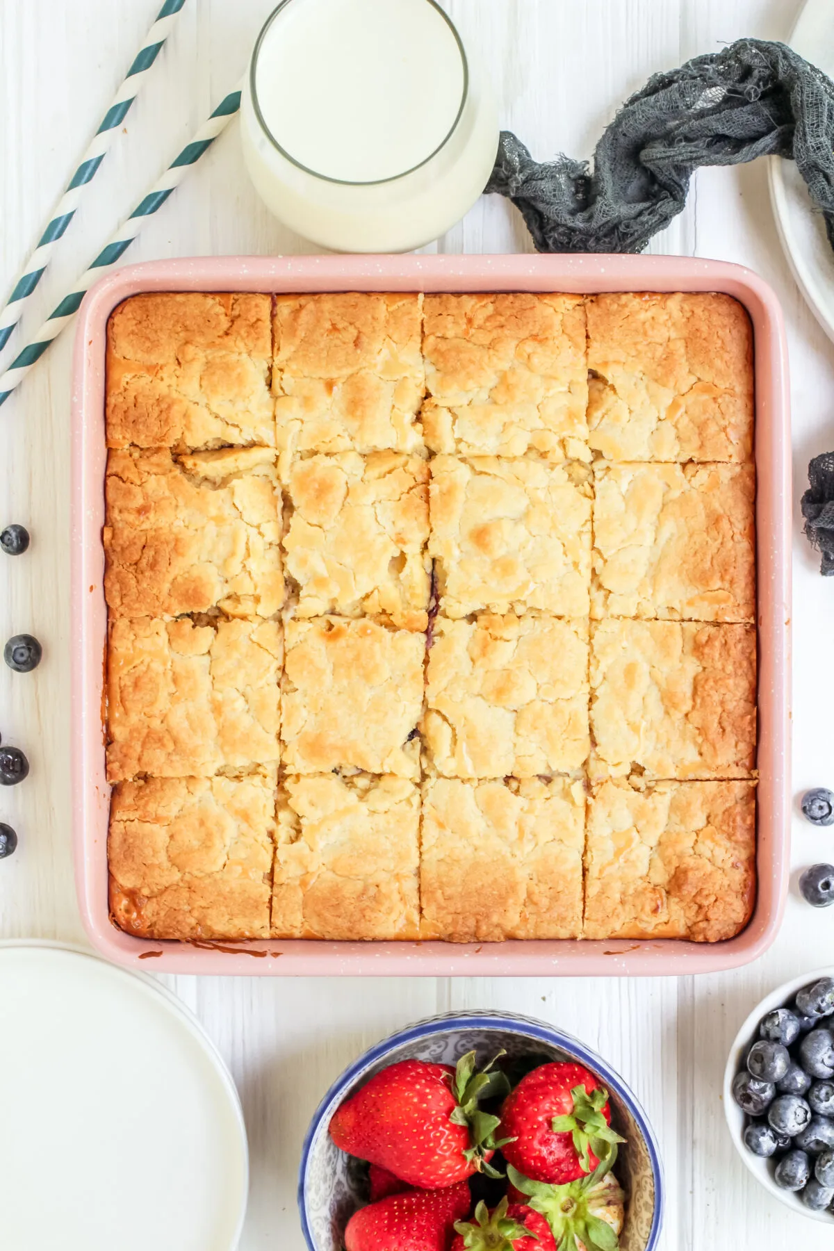 Craving something sweet and fruity? Try this easy recipe for delicious blueberry cream cheese bars made with cake mix and pie filling.