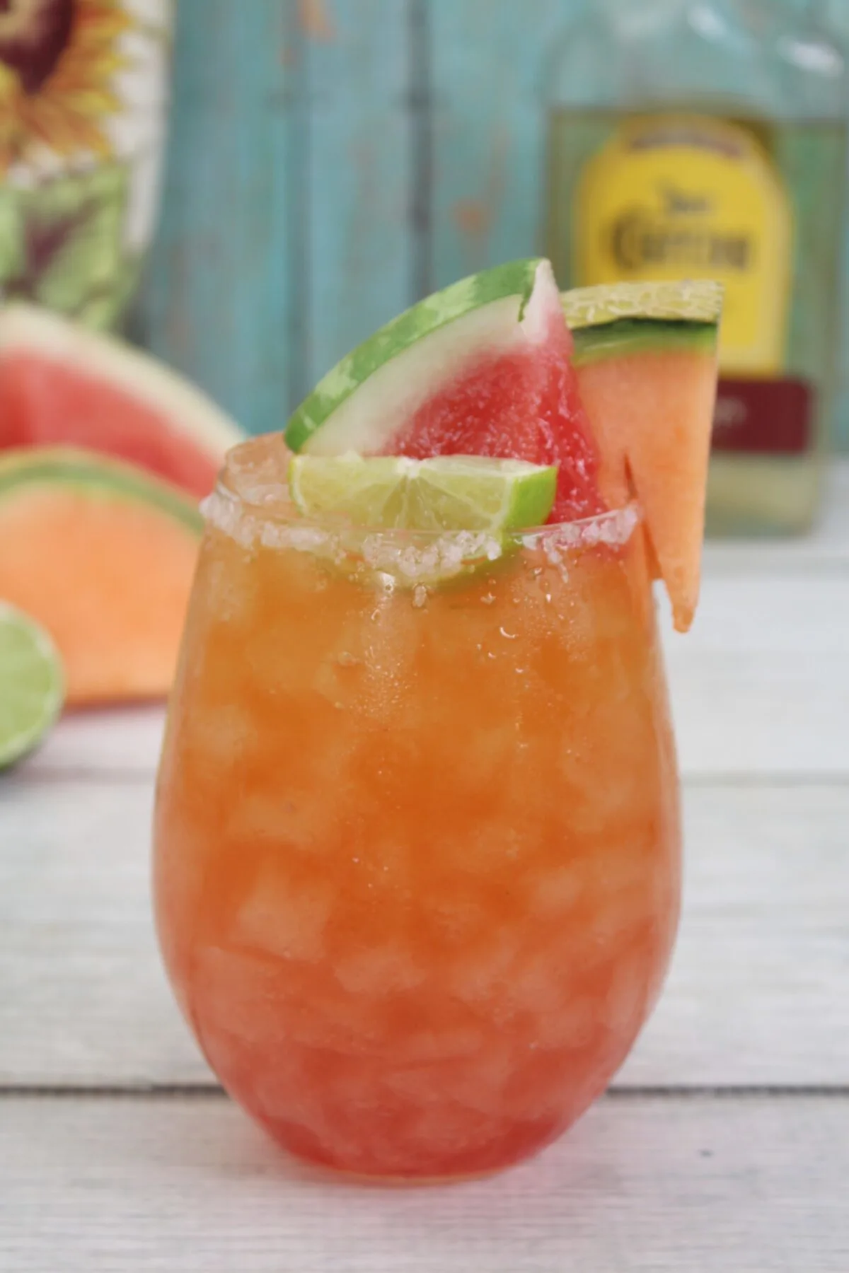 Satisfy your craving for a summer sipper with this delicious and easy Melon Margarita Recipe - it's a summertime delight!