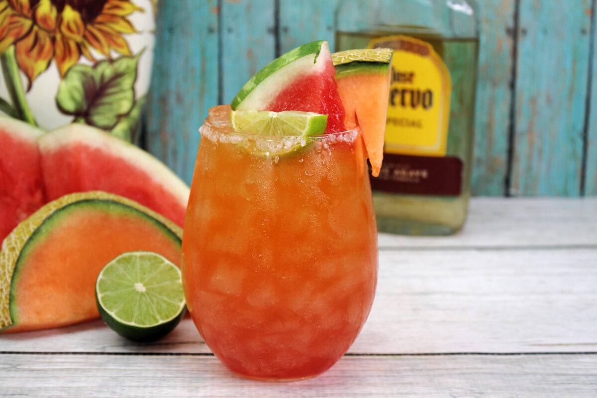Satisfy your craving for a summer sipper with this delicious and easy Melon Margarita Recipe - it's a summertime delight!