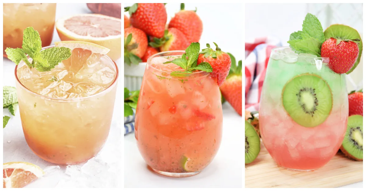 Featured summer cocktails.