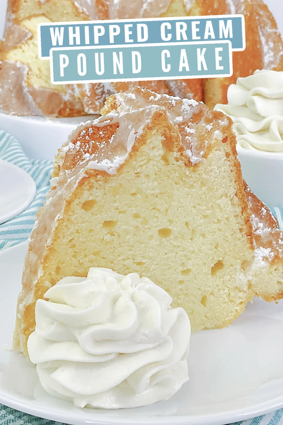 Indulge in a timeless favourite with this vintage-inspired Whipped Cream Pound Cake Recipe! Whip up this special treat for any occasion!