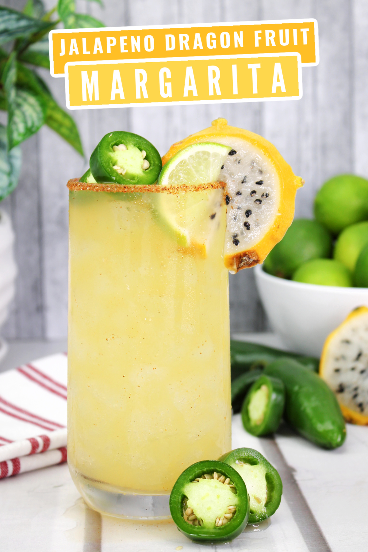 Spice up your summer with this fun and flavorful recipe for a Jalapeno Dragon Fruit Margarita. Perfect for outdoor gatherings!