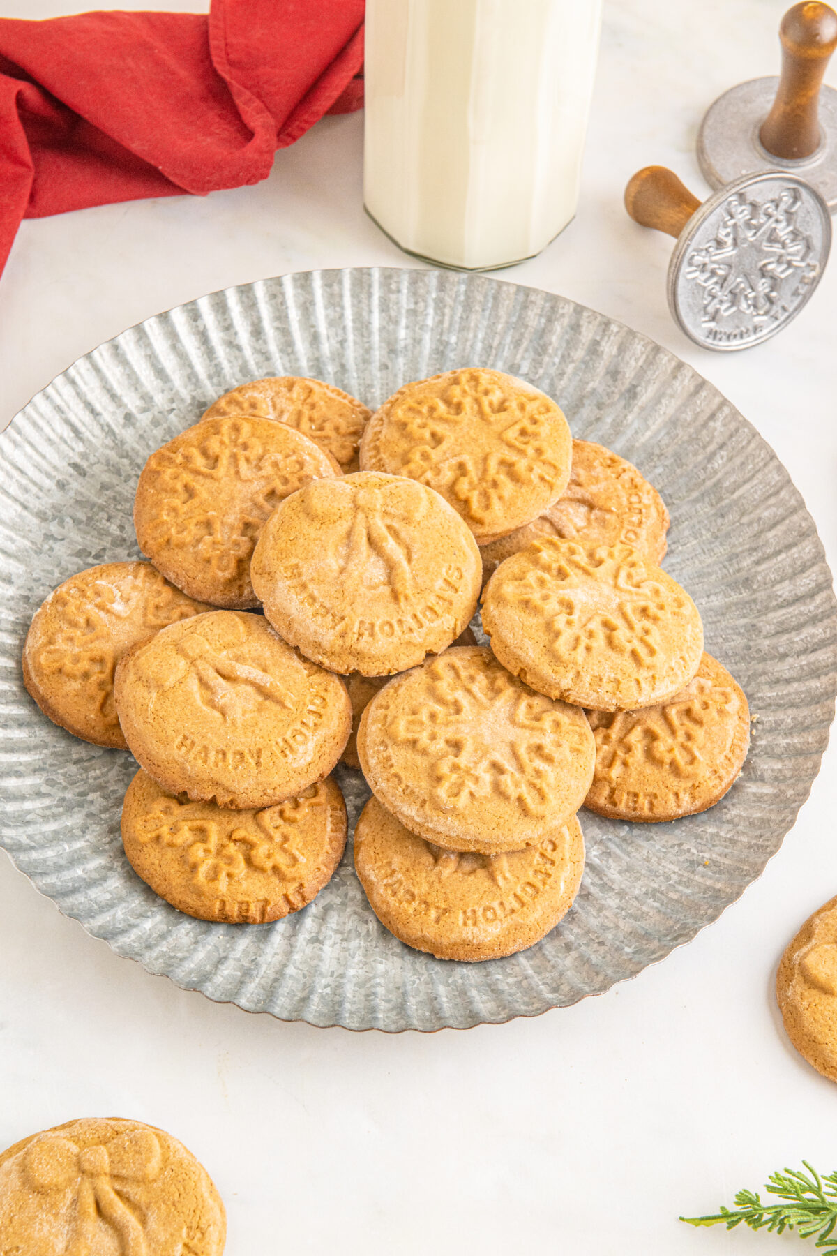 Get your holiday baking underway with these delicious stamped cookies! These gorgeous cookies are perfect for gifting or sharing!