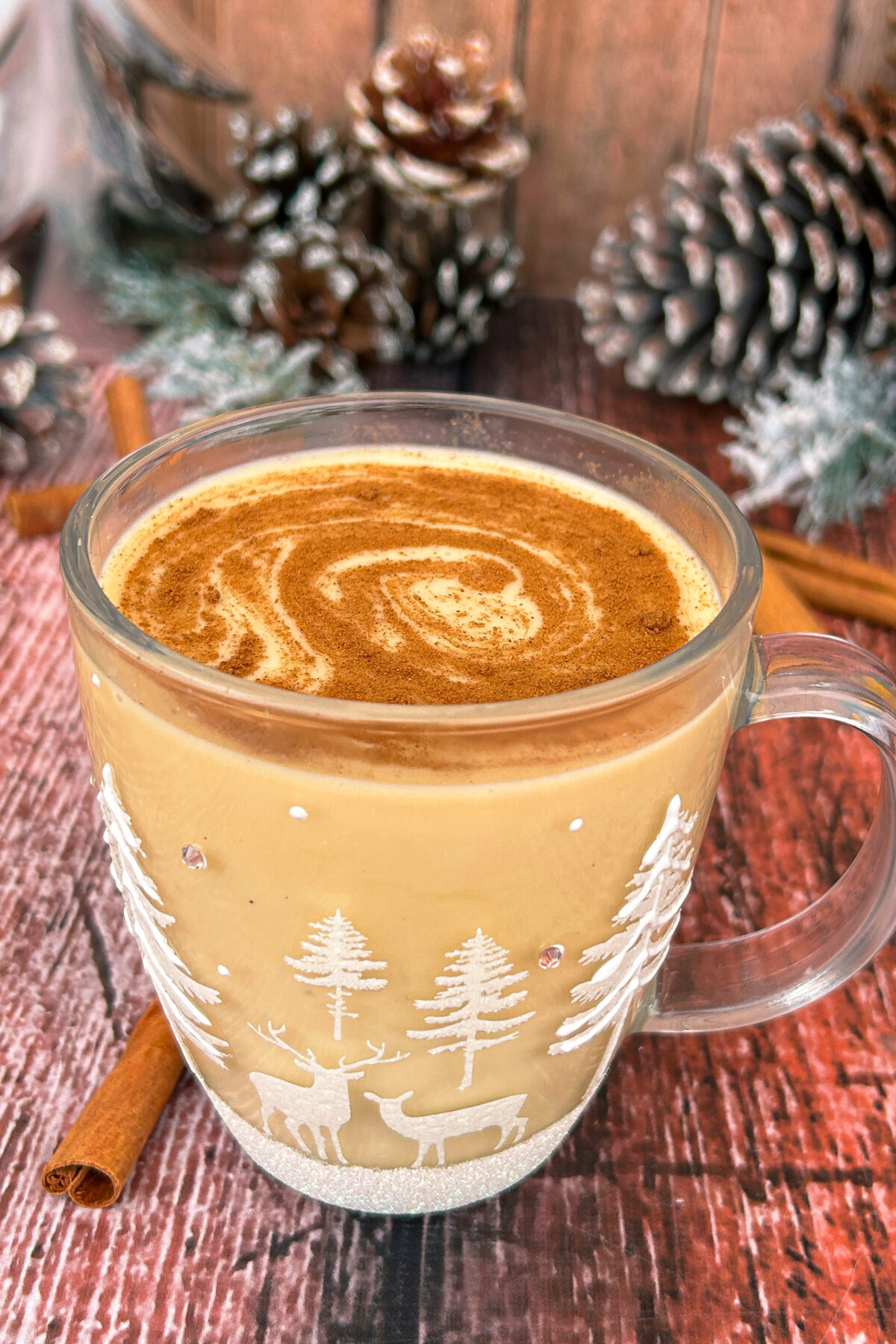 Impress with this festive twist on classic eggnog – perfect for the holiday season! Discover how to make our aromatic dirty chai eggnog today.