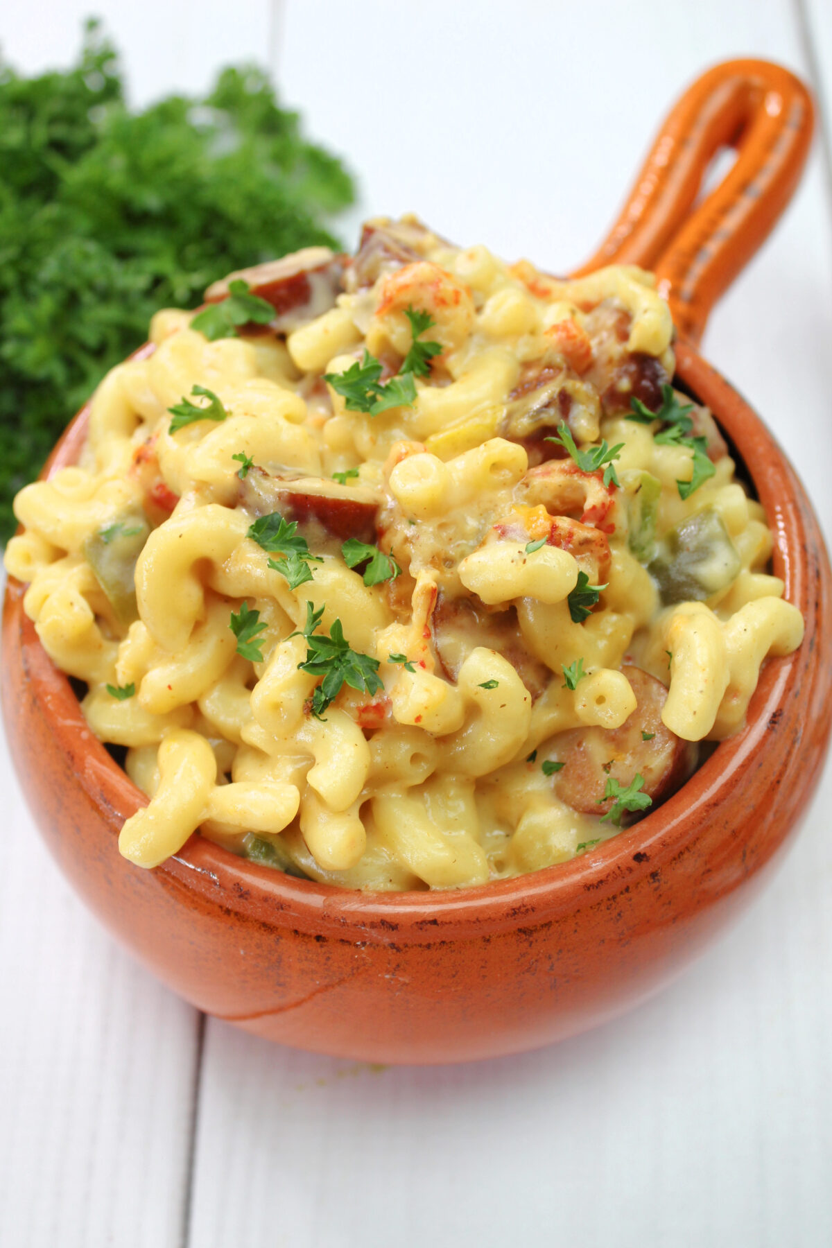 Add a twist to your mac and cheese game with our delicious Cajun Crawfish Mac & Cheese recipe. The perfect comfort food for any occasion!