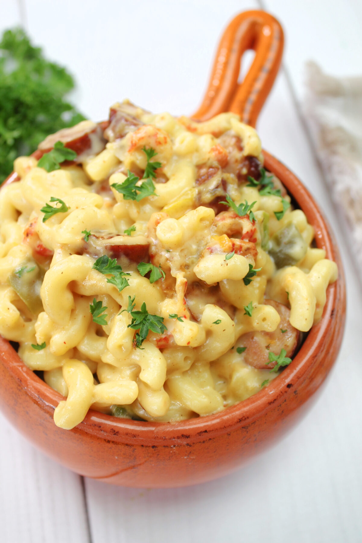 Add a twist to your mac and cheese game with our delicious Cajun Crawfish Mac & Cheese recipe. The perfect comfort food for any occasion!