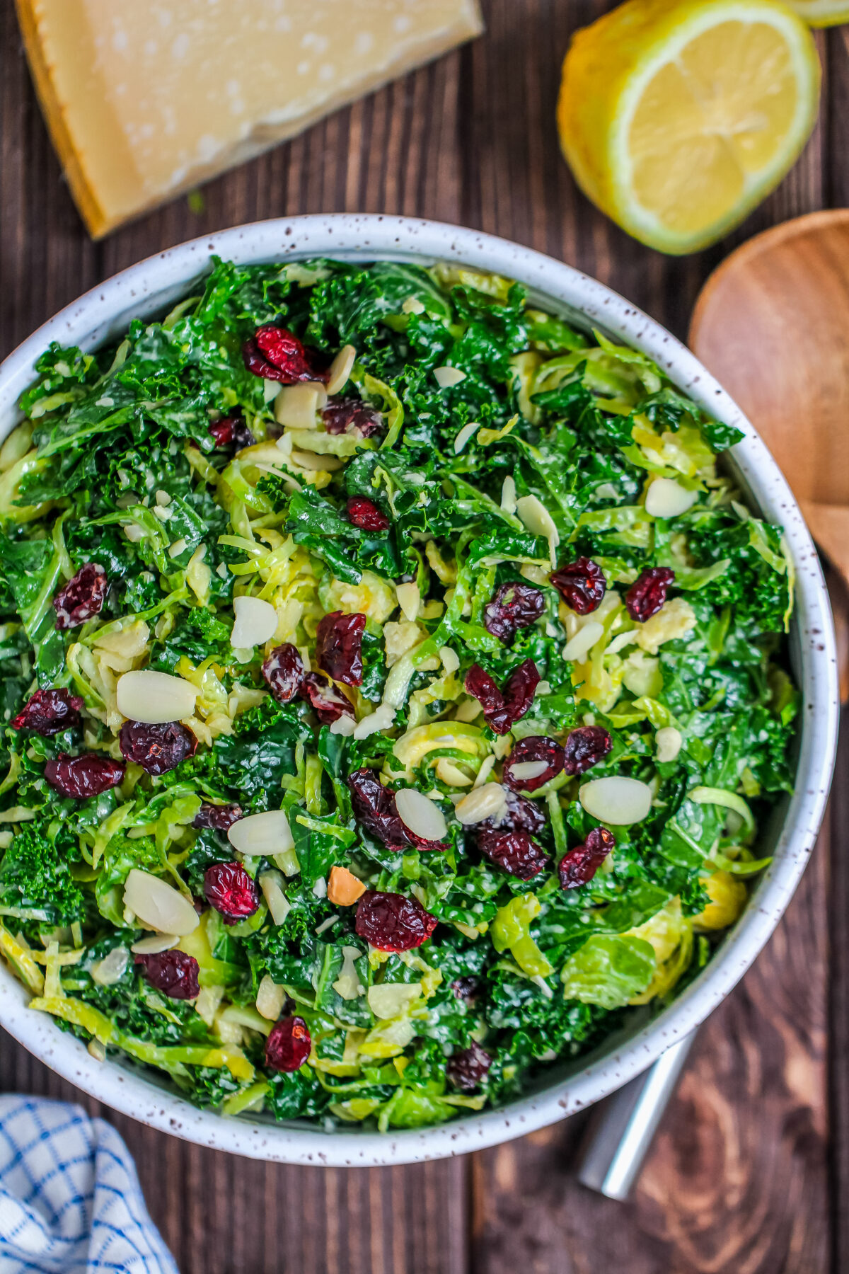 Whip up a tasty Kale and Brussels Sprout Salad with our simple recipe and add a fresh, healthy twist to your meals.