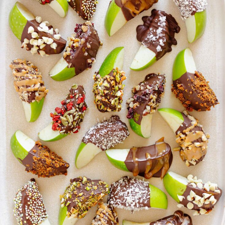 Image for Chocolate Dipped Apple Slices